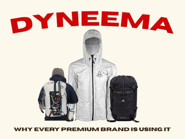 Why we see Dyneema everywhere in the outdoor industry right now. Walk in any outdoor store and you'll see a lot Dyneema as a fabric choice.
